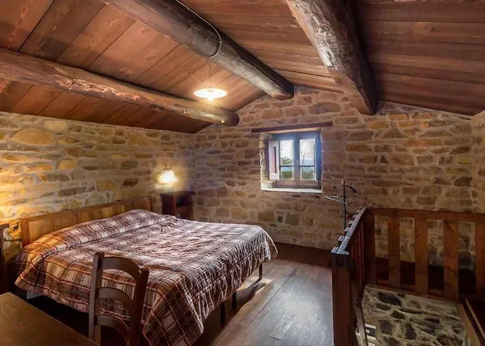 펜션 Vallorsaia Con Piscina Privata 산세폴크로